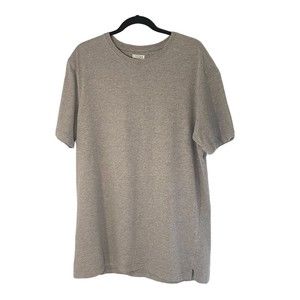 Duluth Trading Co Mens Longtail T Trim Fit Short Sleeve T-shirt Gray Size Large